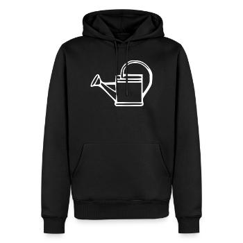 Gießkanne Garten Gärtner Geschenk - Männer Premium Bio Hoodie - Schwarz - Vorne - Nico (187cm)