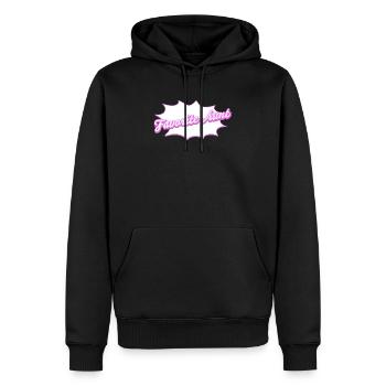 Lettrage préféré de tante pour votre tante préférée - Sweat à capuche Premium bio Homme - noir - Devant - Nico (187cm)