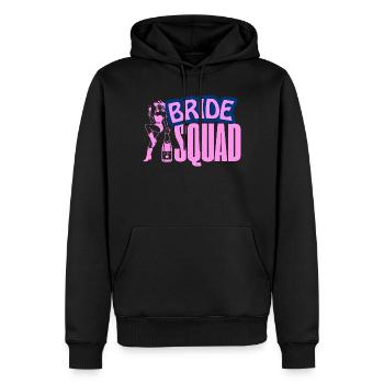 Bride Squad Party Vibe - Men’s Premium Organic Hoodie - black - Front - Nico (187cm)