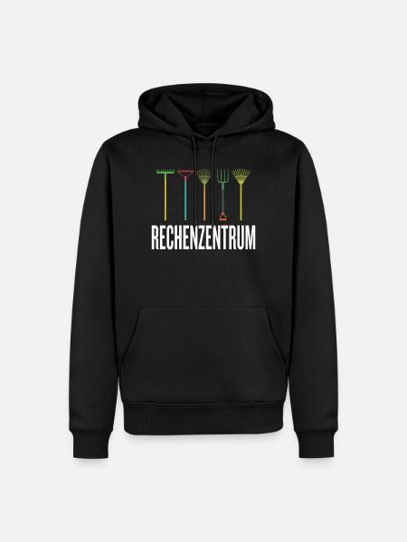 Leiter vom Rechenzentrum Gärtner Gärtnerin Garten - Männer Premium Bio Hoodie - Schwarz
