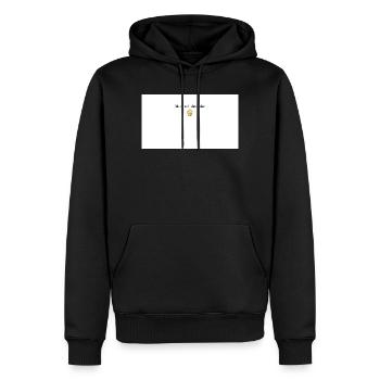 Backe die Welt einen besseren Cupcake - Männer Premium Bio Hoodie - Schwarz - Vorne - Nico (187cm)