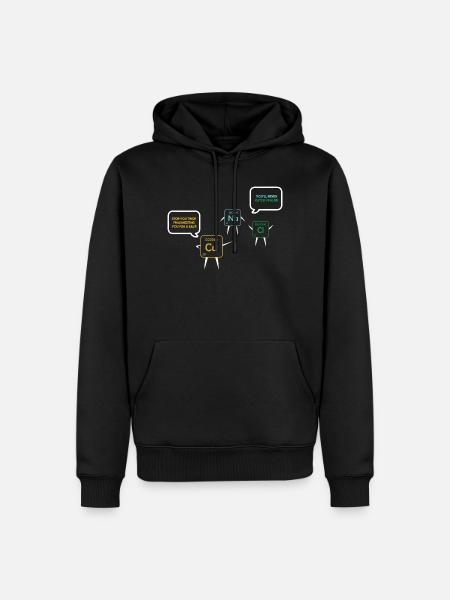 Chemistry Teacher Chemistry Chemist - Men’s Premium Organic Hoodie - black