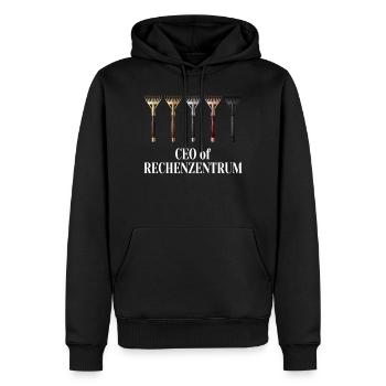 Rechenzentrum Gärtner Garten Gartenarbeit - Männer Premium Bio Hoodie - Schwarz - Vorne - Nico (187cm)