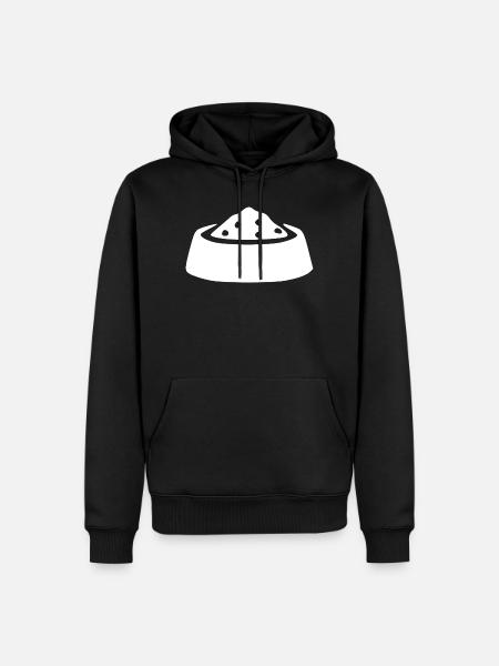 Bowl Pet Gift - Men’s Premium Organic Hoodie - black