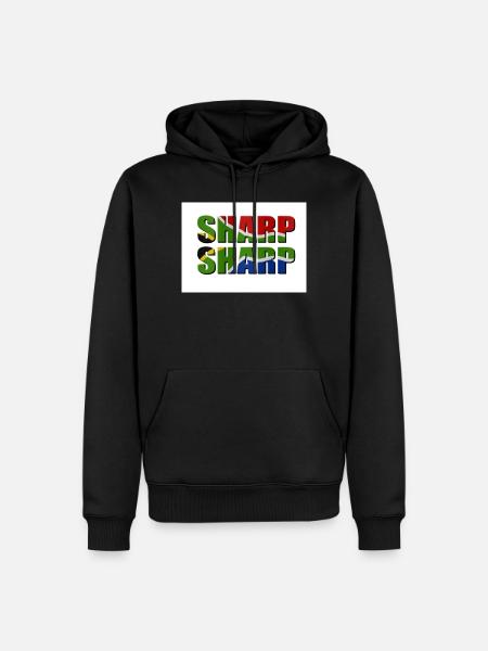 Sharp sharp - Men’s Premium Organic Hoodie - black