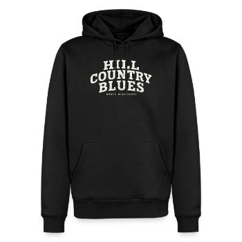 Hill Country Blues North Mississippi - Men’s Premium Organic Hoodie - black - Front - Nico (187cm)