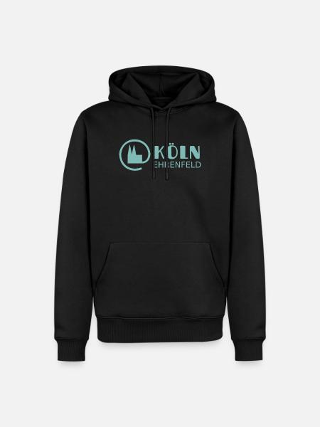 @Köln Ehrenfeld - Männer Premium Bio Hoodie - Schwarz