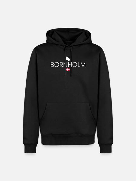 Bornholm - Männer Premium Bio Hoodie - Schwarz