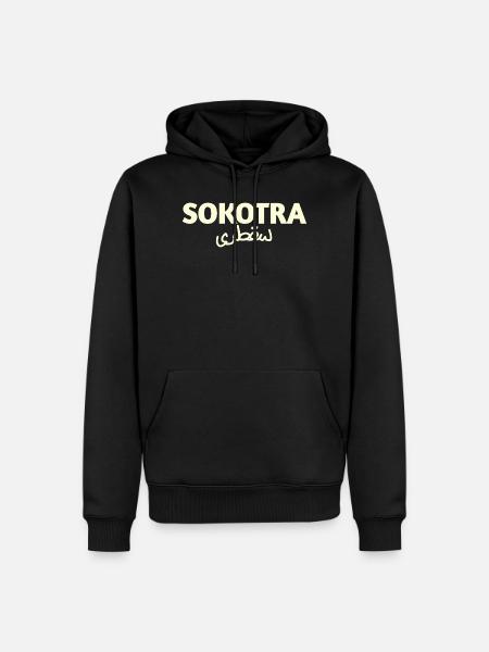 SOKOTRA - Männer Premium Bio Hoodie - Schwarz