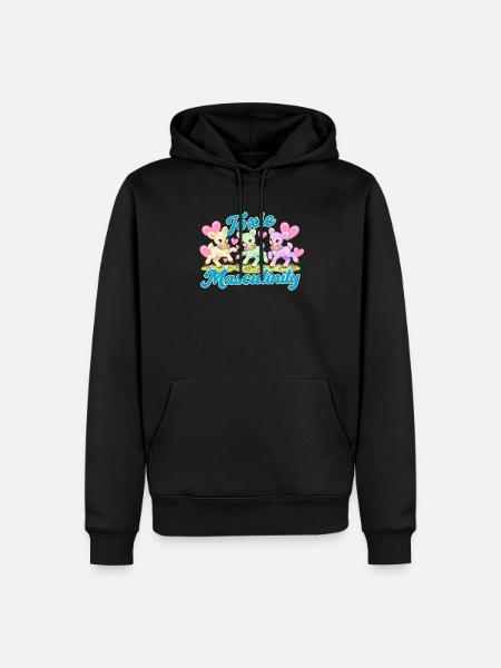 Toxische Männlichkeit - Männer Premium Bio Hoodie - Schwarz