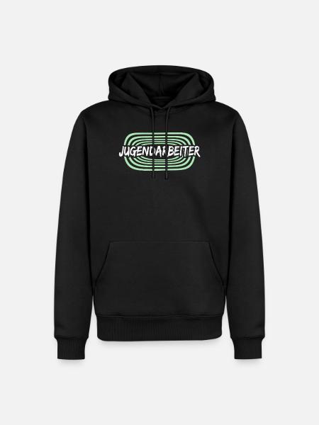 Arbeitskollege Jugendarbeiter - Männer Premium Bio Hoodie - Schwarz