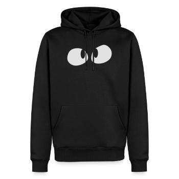 Augen - Männer Premium Bio Hoodie - Schwarz - Vorne - Nico (187cm)