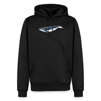 Tropical baby whale Baby whale - Baby baleine - Men’s Premium Organic Hoodie - black - Front - Nico (187cm)