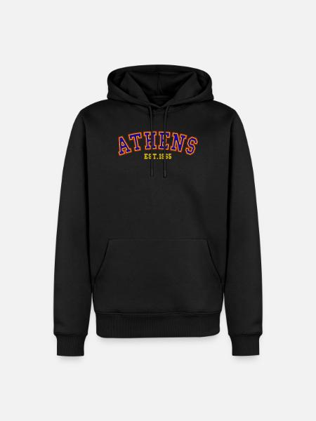 Athens Est.1965 - Men’s Premium Organic Hoodie - black