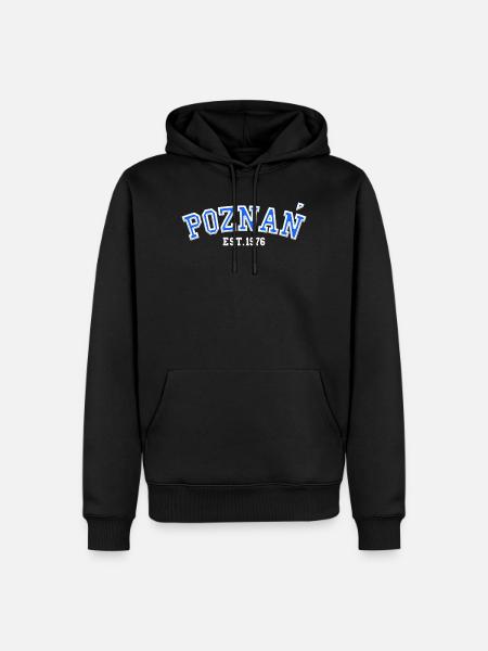 Poznań Fondée en 1976 - Sweat à capuche Premium bio Homme - noir