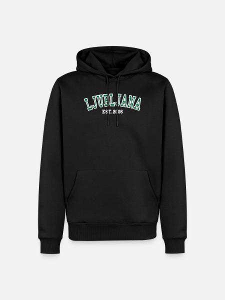 Ljubljana Est. 2006 - Men’s Premium Organic Hoodie - black