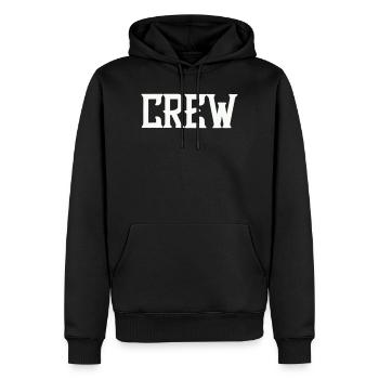 équipage - Sweat à capuche Premium bio Homme - noir - Devant - Nico (187cm)