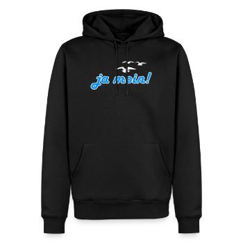 Norden Ostsee Nordsee Nordeutschland Meer - Männer Premium Bio Hoodie - Schwarz - Vorne - Nico (187cm)
