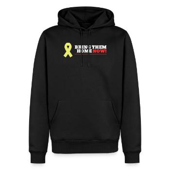 Ramenez-les à la maison MAINTENANT ! - Sweat à capuche Premium bio Homme - noir - Devant - Nico (187cm)