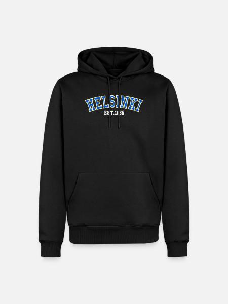 Helsinki Est.1965 - Men’s Premium Organic Hoodie - black
