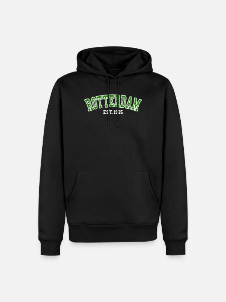 Rotterdam Est.1985 - Men’s Premium Organic Hoodie - black