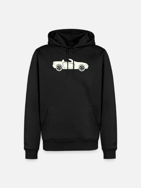 Auto Cabrio - Männer Premium Bio Hoodie - Schwarz