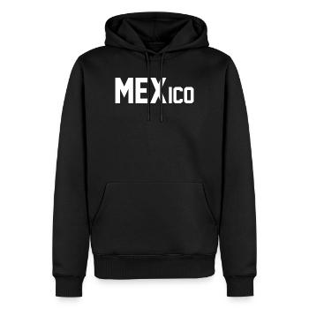 Mexiko - Männer Premium Bio Hoodie - Schwarz - Vorne - Nico (187cm)