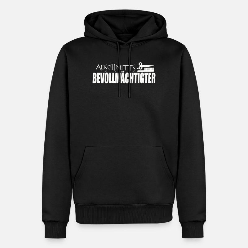 ABSCHNITTSBEVOLLMÄCHTIGTER - Männer Premium Bio Hoodie - Schwarz