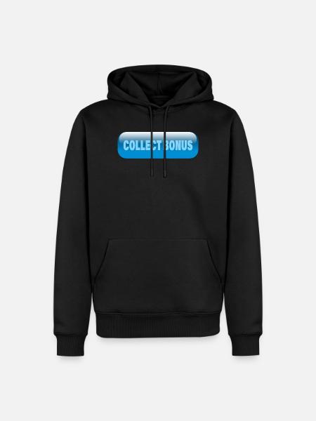 COLLECT BONUS - Männer Premium Bio Hoodie - Schwarz