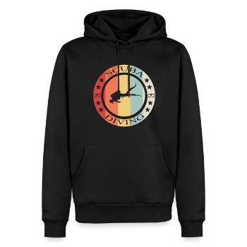 Scuba Diving Taucher Geschenk - Männer Premium Bio Hoodie - Schwarz - Vorne - Nico (187cm)