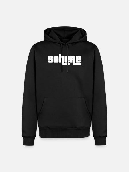 Schere - Männer Premium Bio Hoodie - Schwarz