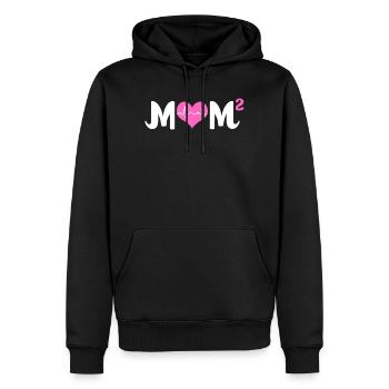 Zwillinge Mama Zwilling Mutter Geschenk - Männer Premium Bio Hoodie - Schwarz - Vorne - Nico (187cm)