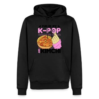 Kimchi Liebhaber Koreanische Küche Essen Geschenke - Männer Premium Bio Hoodie - Schwarz - Vorne - Nico (187cm)