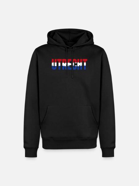 Utrecht Niederlande - Männer Premium Bio Hoodie - Schwarz