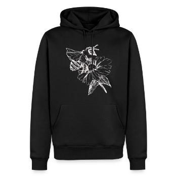 Guêpe Abeille Bourdon Apiculteur Nature Conservation Environnement Biologique - Sweat à capuche Premium bio Homme - noir - Devant - Nico (187cm)