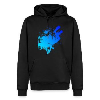 Free Dive Women's Men's Diving Diving Scuba Diving - Men’s Premium Organic Hoodie - black - Front - Nico (187cm)