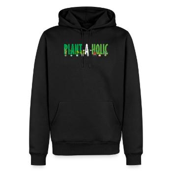 Pflanzenliebhaber A Holic Lustige Pflanzen Gärtner - Männer Premium Bio Hoodie - Schwarz - Vorne - Nico (187cm)