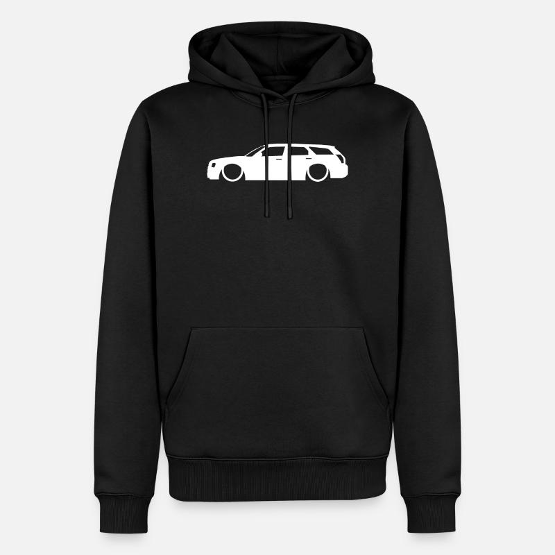 Combo Silhouette Classique Low Life - Sweat à capuche Premium bio Homme - noir