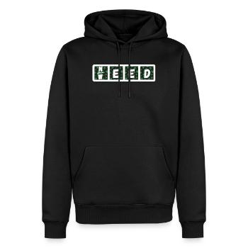 Need Weed - Männer Premium Bio Hoodie - Schwarz - Vorne - Nico (187cm)
