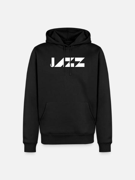 Jazz Geometry logo - Men’s Premium Organic Hoodie - black