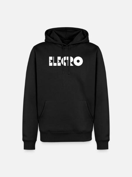 Electro music - Men’s Premium Organic Hoodie - black