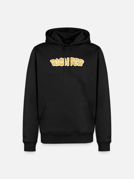 Juge de poste - Sweat à capuche Premium bio Homme - noir