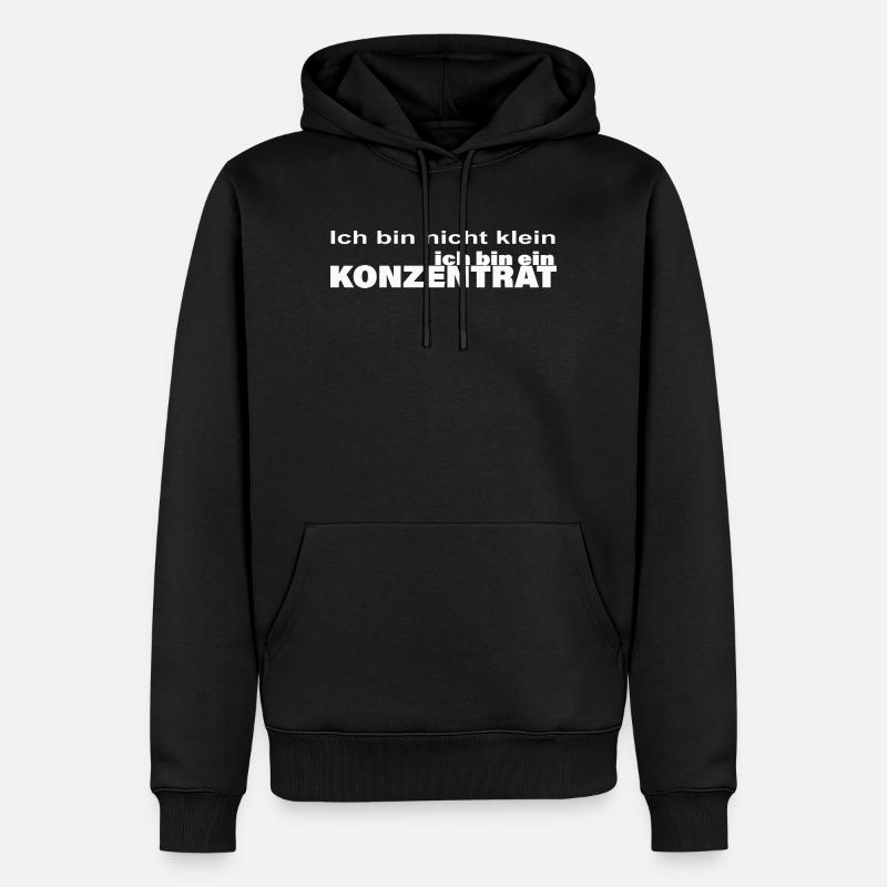 Concentrer - Sweat à capuche Premium bio Homme - noir
