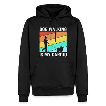 Haustier Sitter Haustiere Babysitter - Männer Premium Bio Hoodie - Schwarz - Vorne - Nico (187cm)