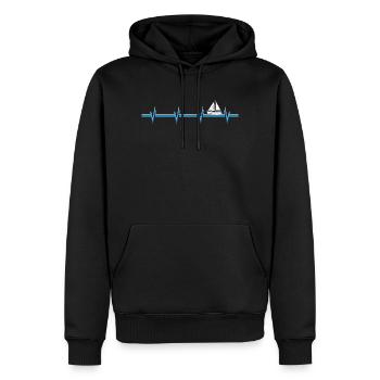 Segeln Segler Segelboot Katamaran Besitzer Skipper - Männer Premium Bio Hoodie - Schwarz - Vorne - Nico (187cm)