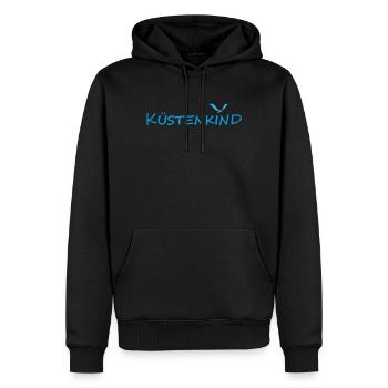 Enfant côtier - Sweat à capuche Premium bio Homme - noir - Devant - Nico (187cm)