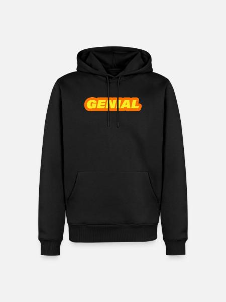 ingenious - Men’s Premium Organic Hoodie - black