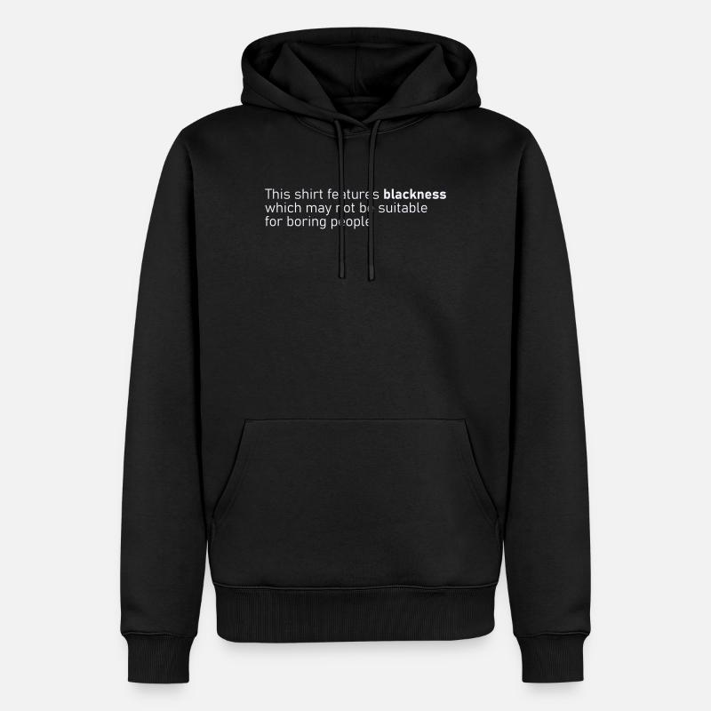 Blackness - Männer Premium Bio Hoodie - Schwarz