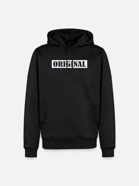 Original - Men’s Premium Organic Hoodie - black