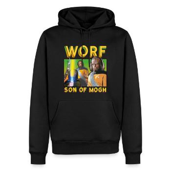 Star Trek The Next Generation Worf - Men’s Premium Organic Hoodie - black - Front - Nico (187cm)